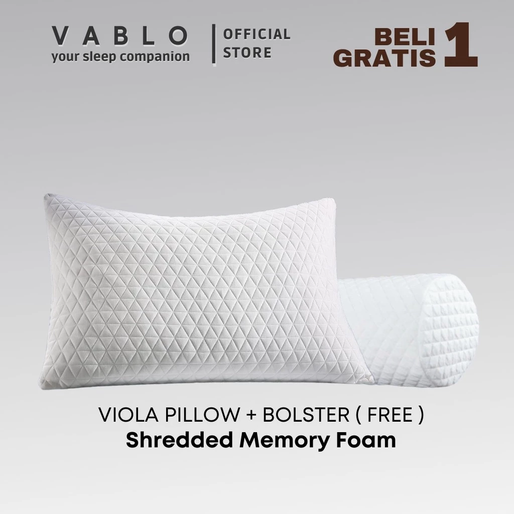 Vablo Viola Bantal & Guling Memory Foam: Nyaman, Elegan, dan Anti Kempes Hingga 2 Tahun!