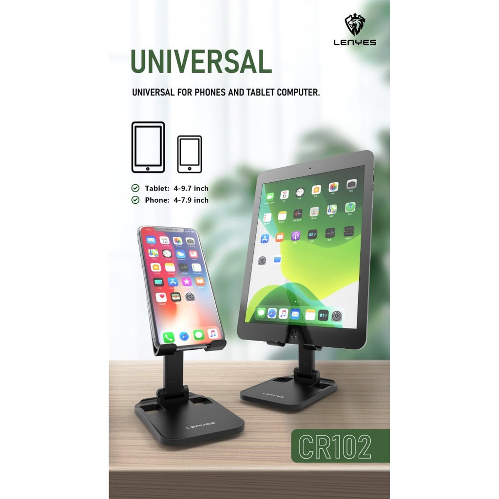 Jual Phone Holder Meja Lenyes CR102 CR-102 stand handphone Original ...