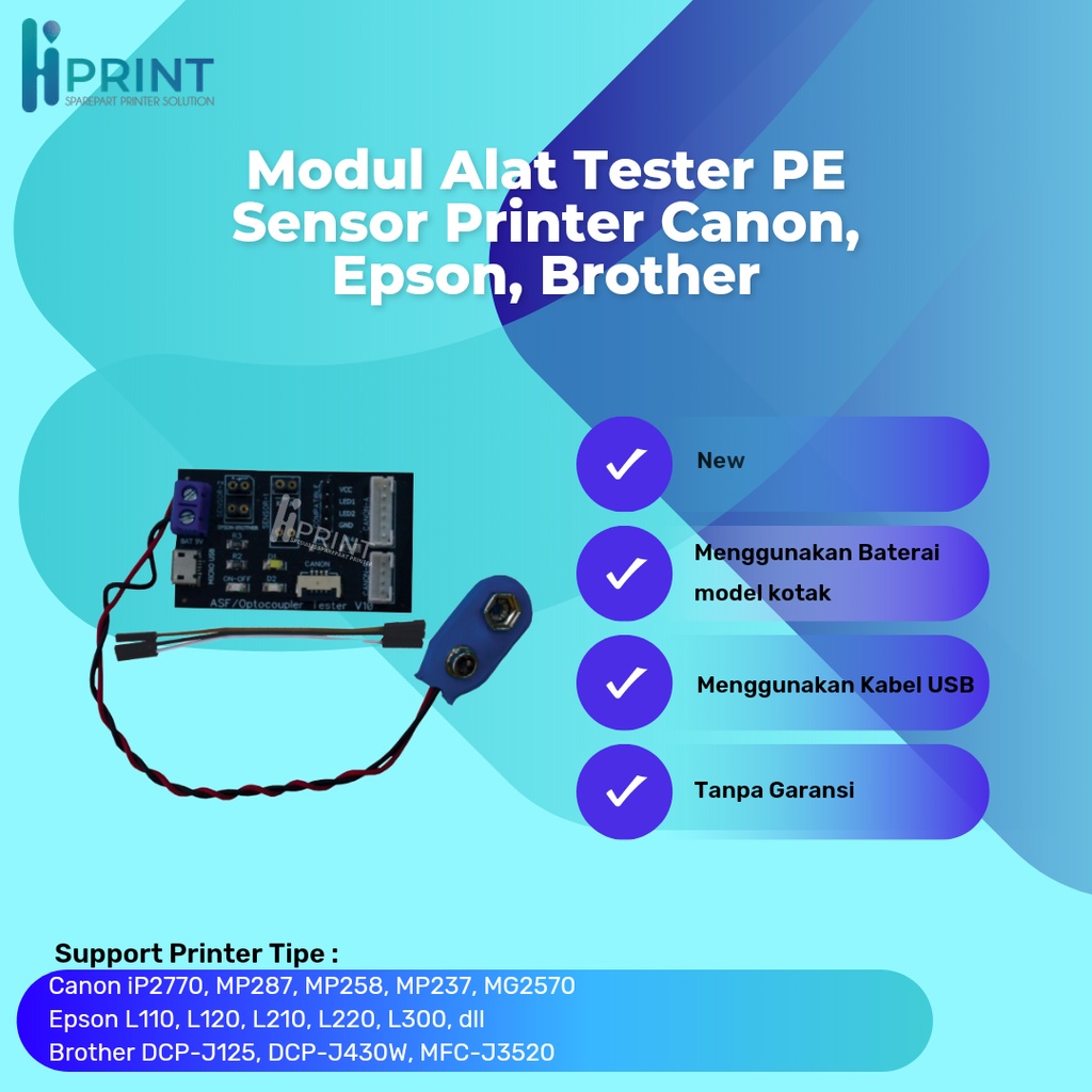 Jual Alat Tester PE Sensor Kertas Canon IP2770 MP287 MP258 MP237 MG2570 ...