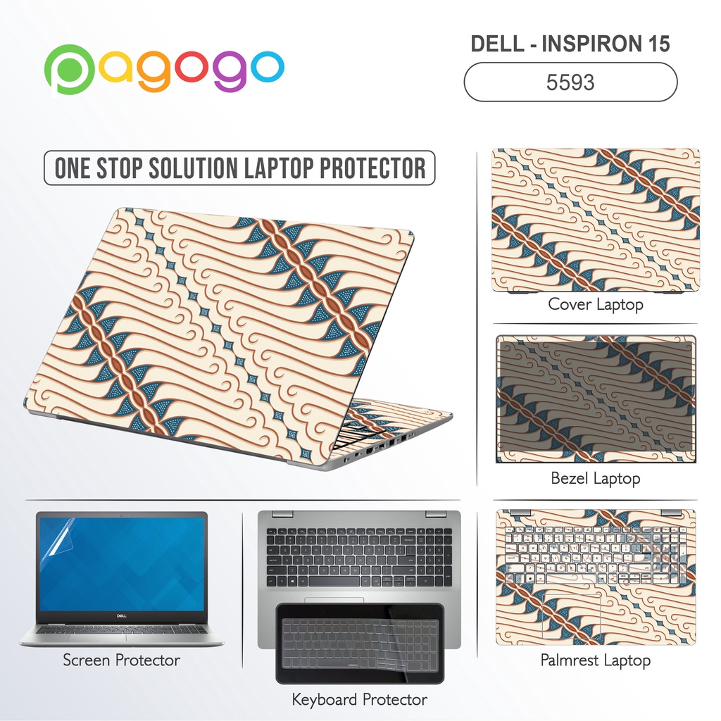 Jual Screen Guard Skin Keyboard Protector Garskin Stiker Laptop Dell Inspiron Matte