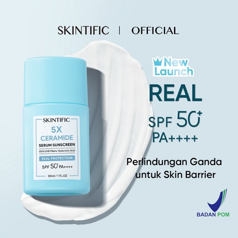 Jual Skintific 5X Ceramide Serum Sunscreen SPF 50+ PA++++ SS sunscren ...