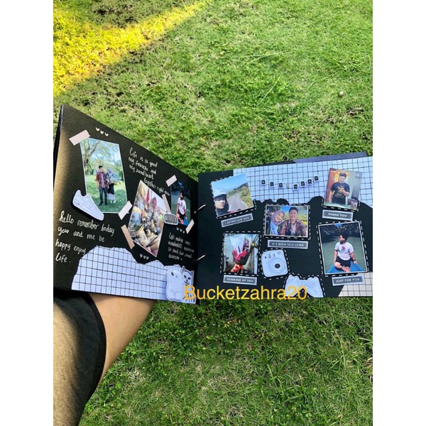Jual scrapbook custom by bucketzahra20 kado ulang tahun kado