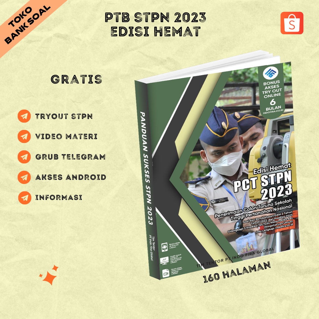 Jual Buku Soal Dan Pembahasan STPN 2024 (Edisi Hemat) + Bonus Akses ...