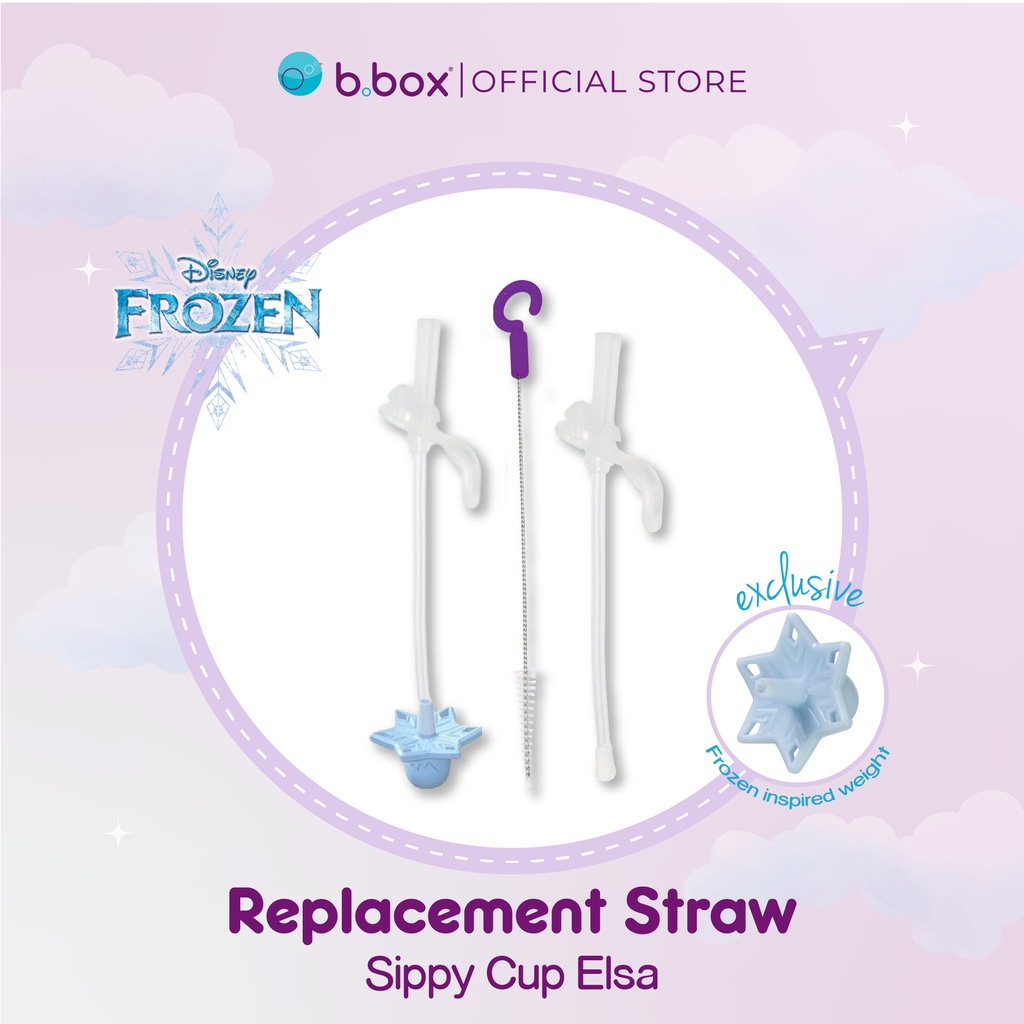 Jual b.box Disney Elsa Replacement Straw Pack | Shopee Indonesia
