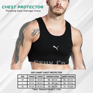 Jual Football Vest Chest Protector Bra Sports Unisex Pelindung Dada  Olahraga Futsal Sepak Bola Terbaru Di Seller Kantong Ajaib - Tanah Tinggi,  Kota Tangerang