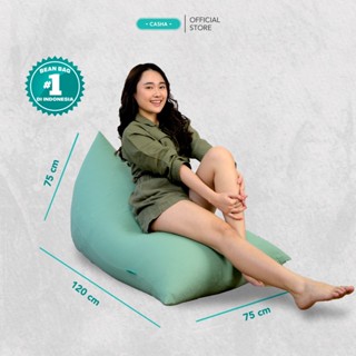 Jual Casha Triangle Bean Bag Katun Premium Size Medium Shopee Indonesia