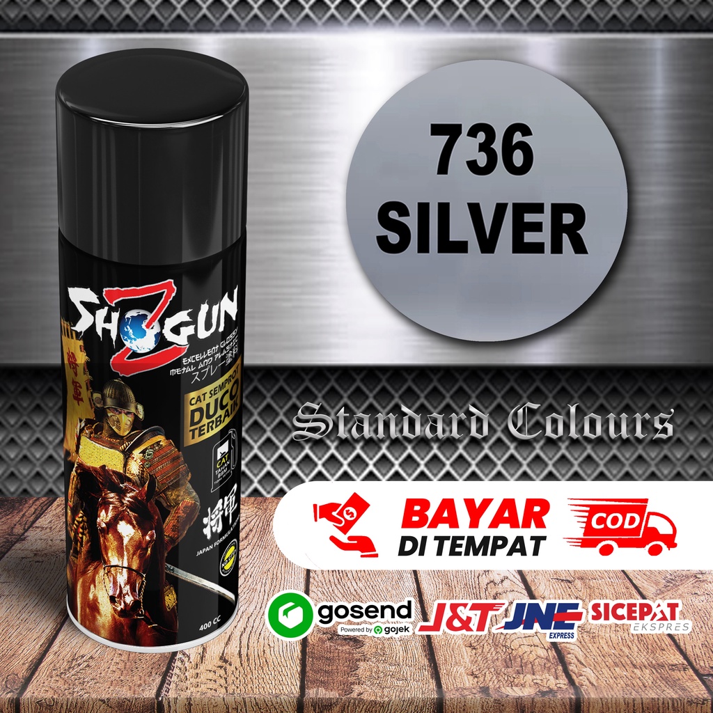 Jual Shogun Z Silver Cat Semprot Warna Perak Silper Solid Standar Shopee Indonesia