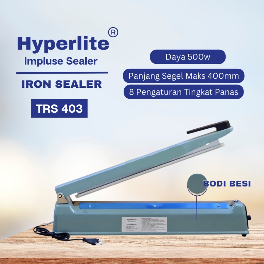 Jual Mesin Press Plastik Hyperlite Impulse Sealer Trs Body Besi Cm Shopee Indonesia