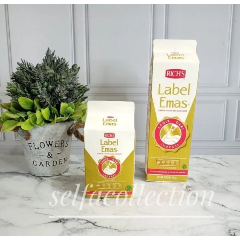 Jual Rich's Gold Label Whipping Cream 500gr Richs Gold Whipped Shopee