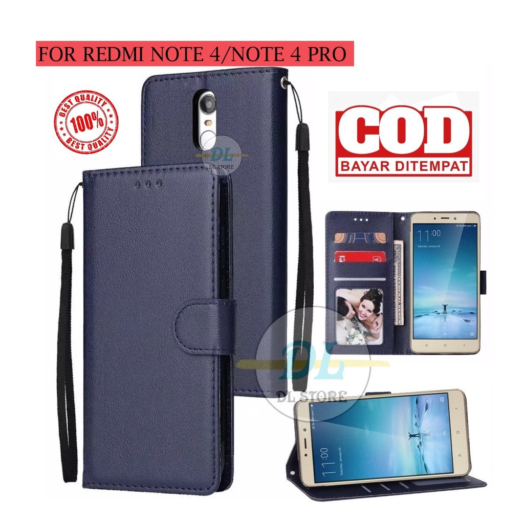 Wallet Kulit Redmi Note Pro Flip Cover Jual REDMI NOTE 4X/NOTE