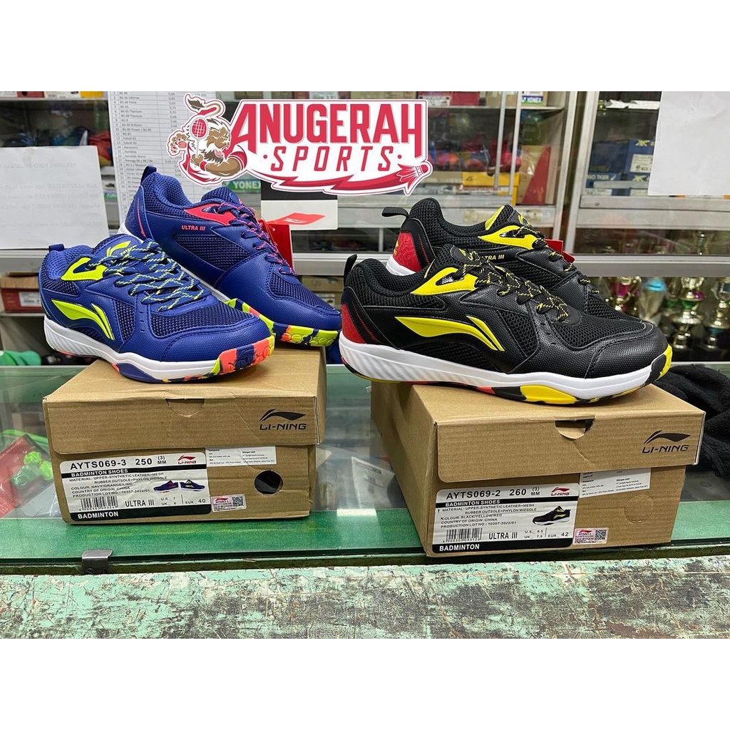 Jual Sepatu Badminton LiNing / LINING ULTRA III ORIGINAL Shopee