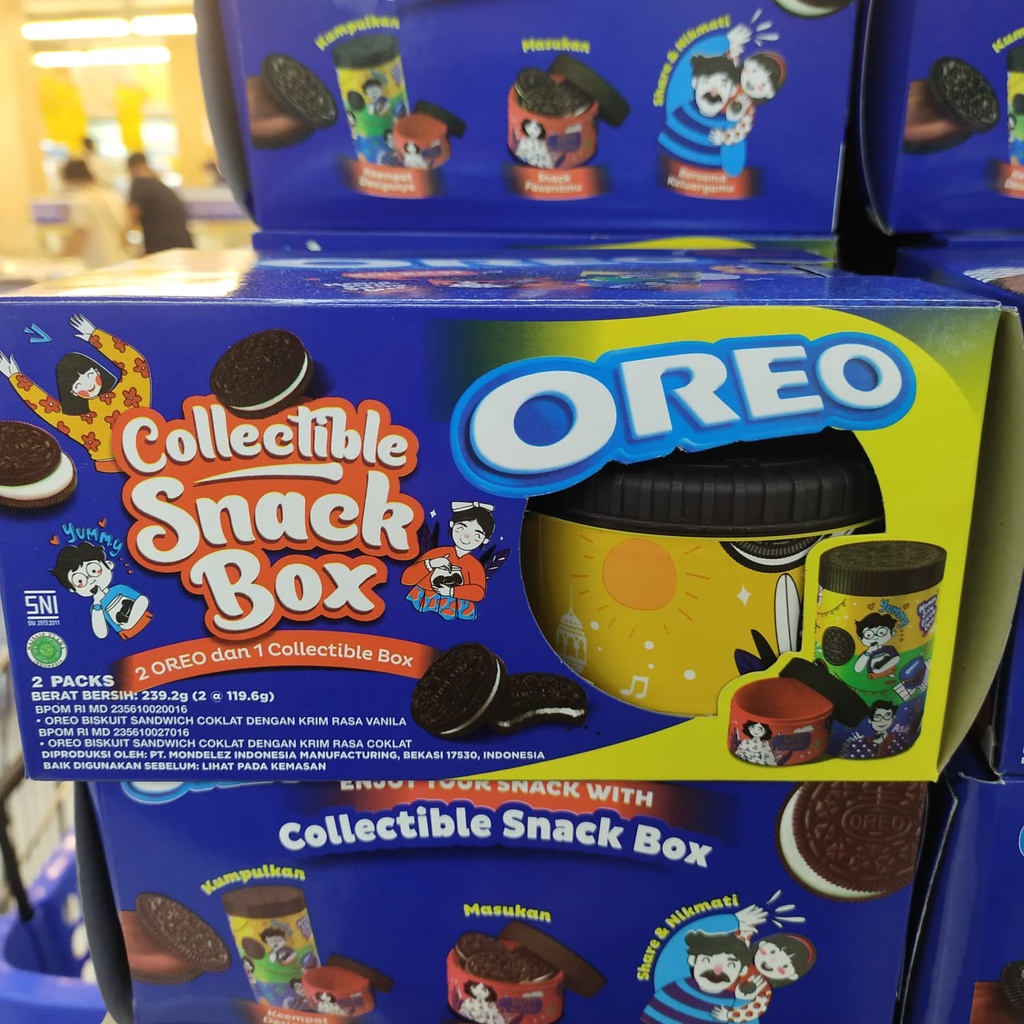 Jual OREO Collectible Snack Box New Tumbler isi 2 oreo Shopee Indonesia