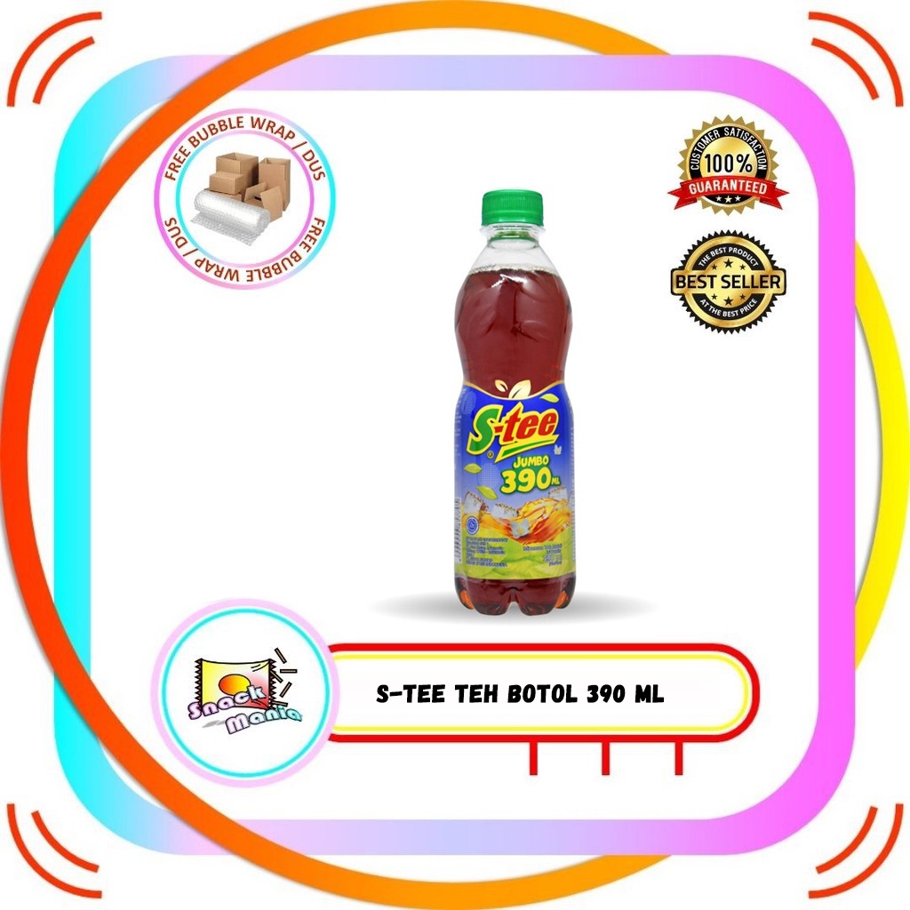 Jual S Tee Teh Melati Botol Jumbo 390 Ml Jasmine Tea Bottle Stee Sosro