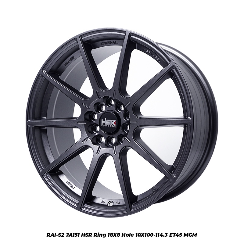 Jual Velg Mobil Ring 18 HSR RAI-S2 JA151 R18 PCD 5X100 5X114,3 Innova ...