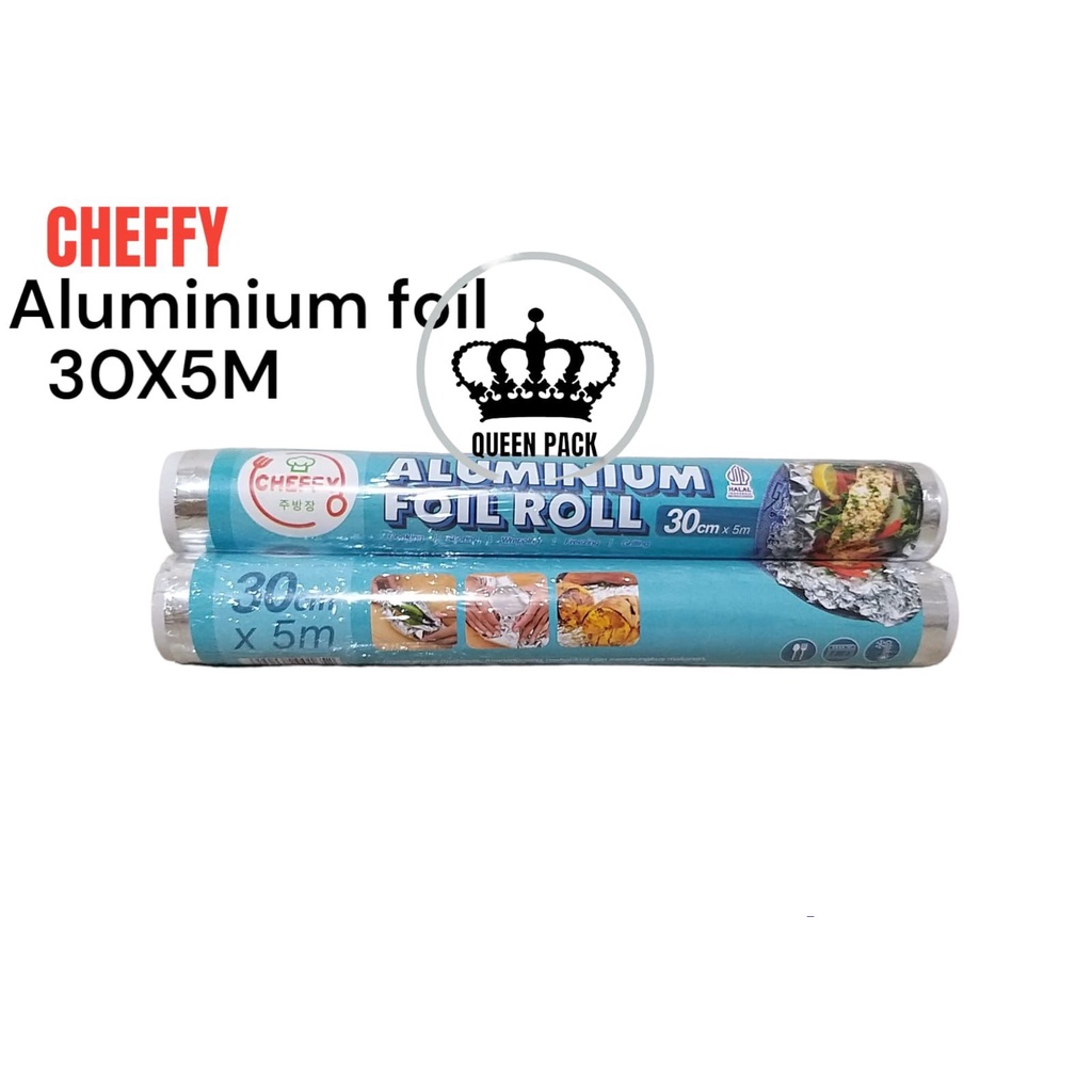 Jual Cheffy Aluminium Foil Roll Refill 30cm x 5 meter Cheffy Aluminium ...