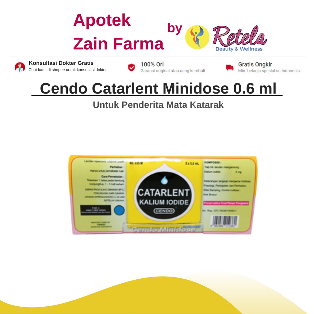Jual CENDO CATARLENT MINIDOSE | Shopee Indonesia