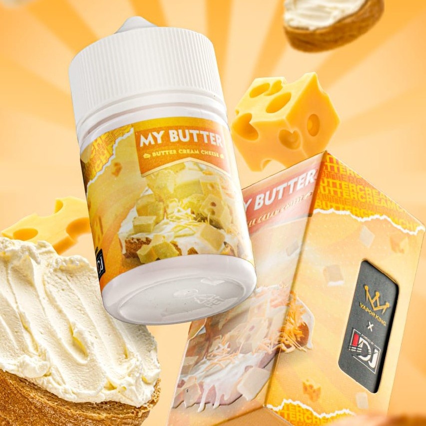 Jual MY BUTTER V1 CREAM CHEESE LIQUID 60ML 3MG 6MG BY VAPOR KING X IDJ