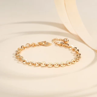 Lanme Jewelry Gelang Rantai Gelang Tangan Wanita Rantai Fashion Xuping Anti Karat Perhiasan Wanita Korea Y978