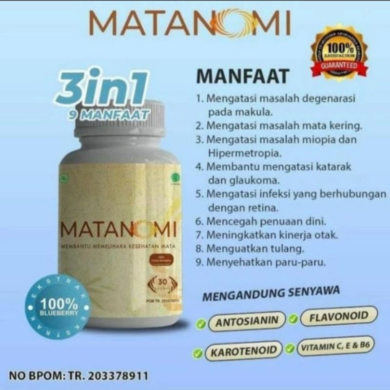 Jual Matanomi Obat Mata Herbal Yang Dapat Membantu Memelihara