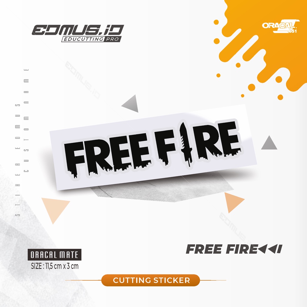 Jual Cutting Stiker Free Fire | Cutting Sticker Oracal Premium | Shopee ...