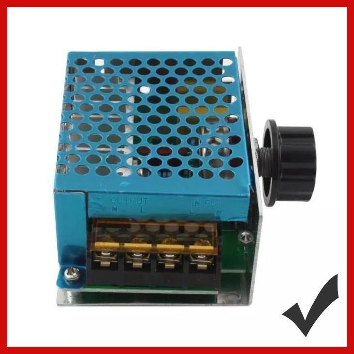 Jual AC MOTOR SPEED CONTROLLER LIGHT LAMP DIMMER 220 V 220V 4000W [KDK