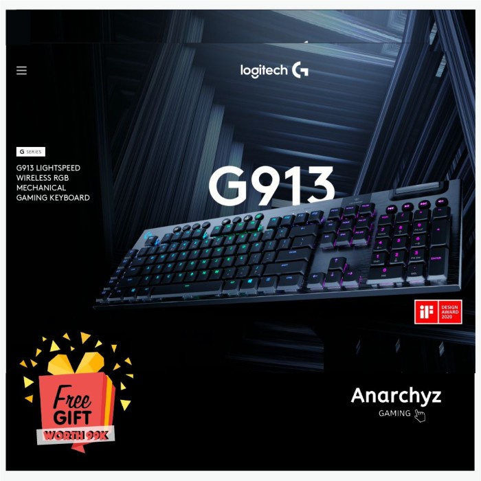 Jual Terlaris Logitech G G Lightspeed Wireless Rgb Mechanical Gaming Keyboard Shopee