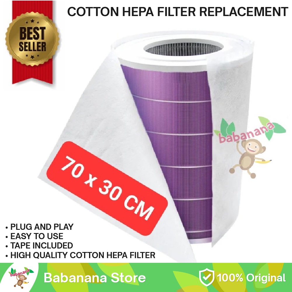 Jual Electrostatic Cotton Antidust Filter HEPA Penjernih Udara Air