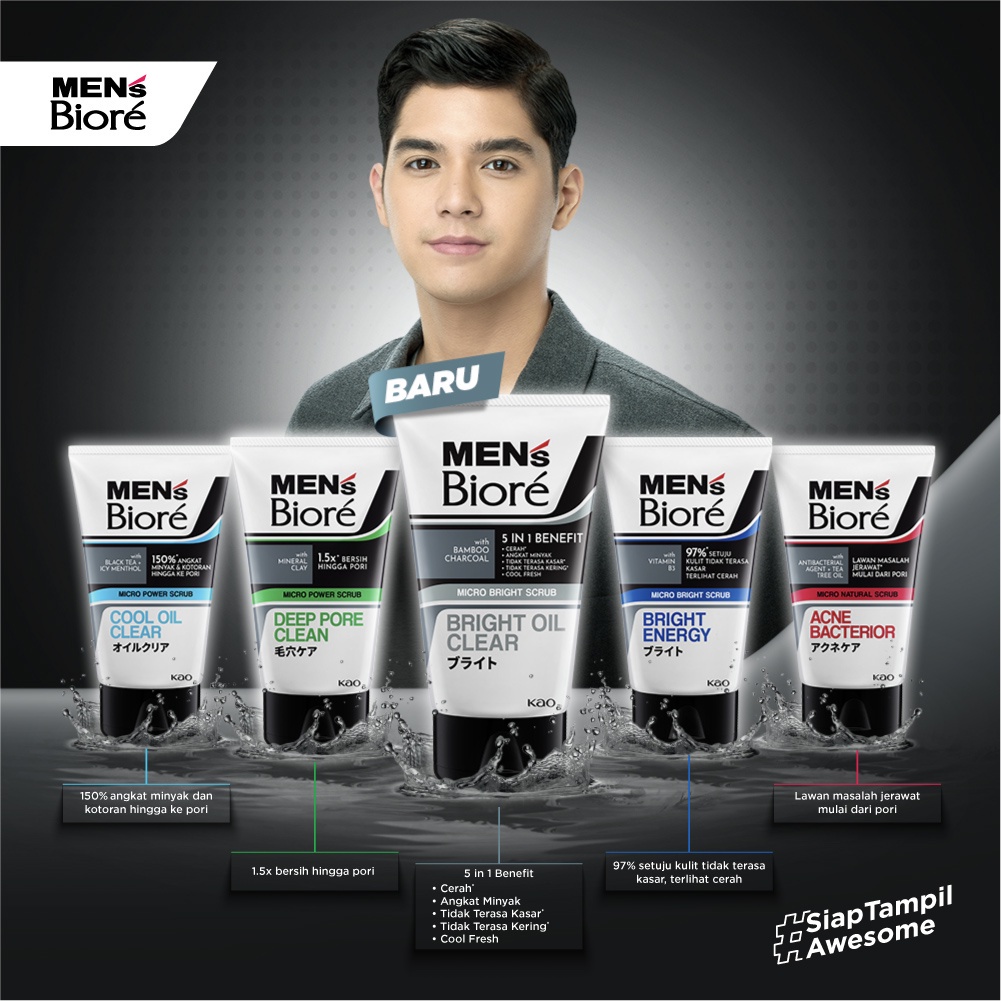 Jual Biore Mens Double Facial Foam G Shopee Indonesia