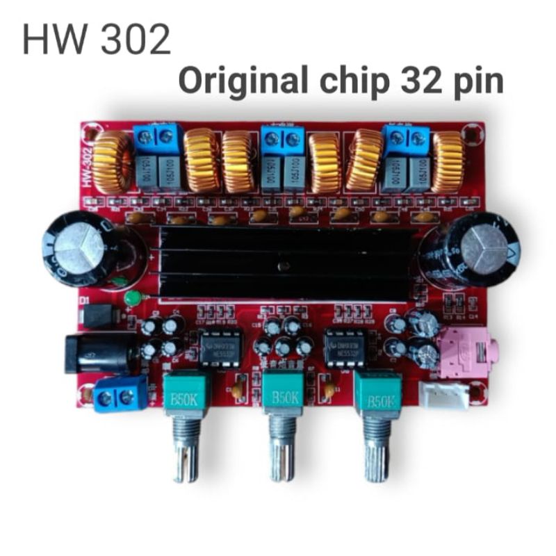 Jual HW 302 AMPLIFIER 2.1 TPA3116D2 CHIP 32 PIN | Shopee Indonesia