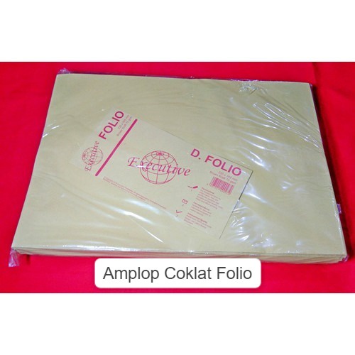 Jual Amplop Coklat Folio Executive Pack Pcs Shopee Indonesia