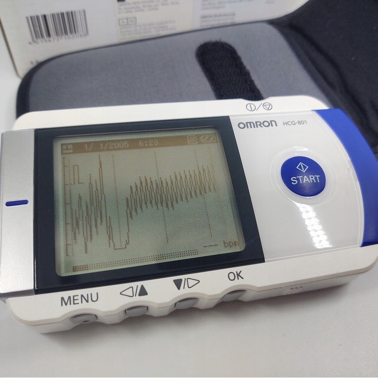Jual Portable Omron ECG Monitor Omron HCG-801 | Shopee Indonesia