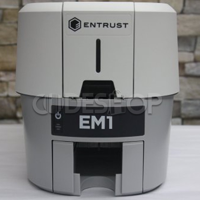 Jual Entrust Sigma EM1 ID Card Printer Cetak Kartu PVC USB LAN | Shopee ...