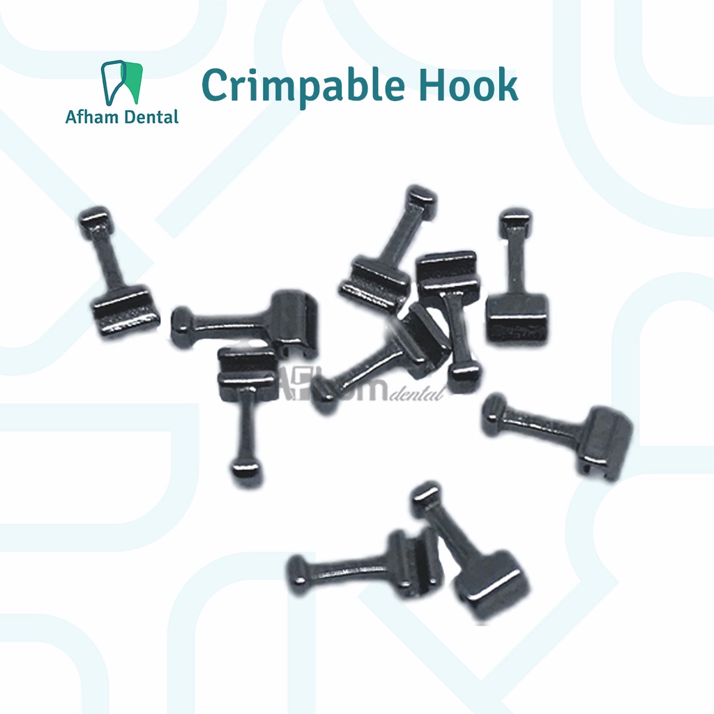 Jual DENTAL SLIDING CRIMPABLE HOOK 10pcs TERLARIS TERMURAH AFHAM DENTAL ...