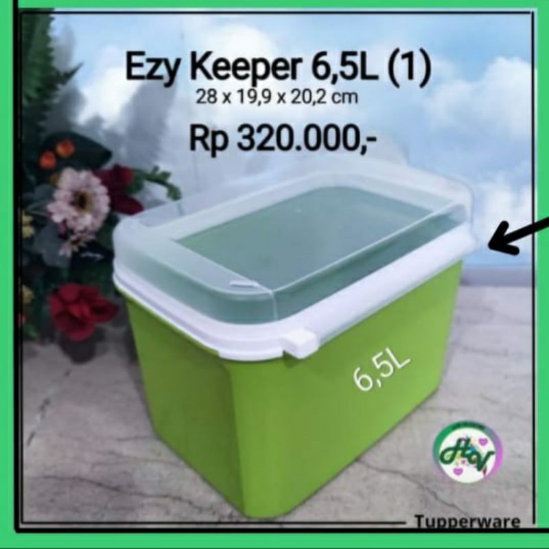 Jual Tupperware Ezy Rectangular Keeper 6.5L | Shopee Indonesia