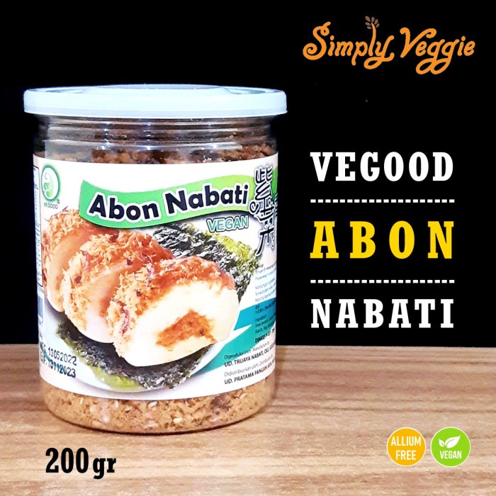 Jual Vegood Abon Nabati Vegan Abon Vegetarian Vegetarian Meat Floss