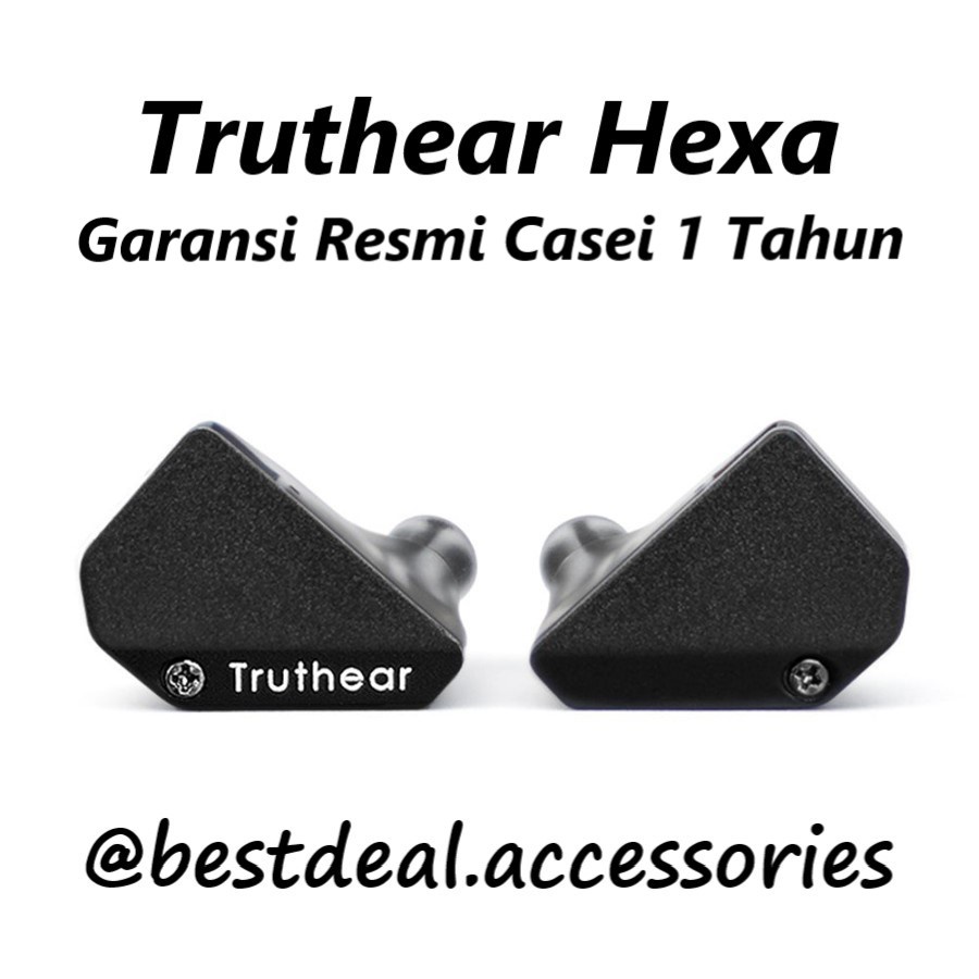 Jual Truthear Hexa 1DD+3BA Hybrid Drivers HiFi 2pin In-ear IEM Earphone ...