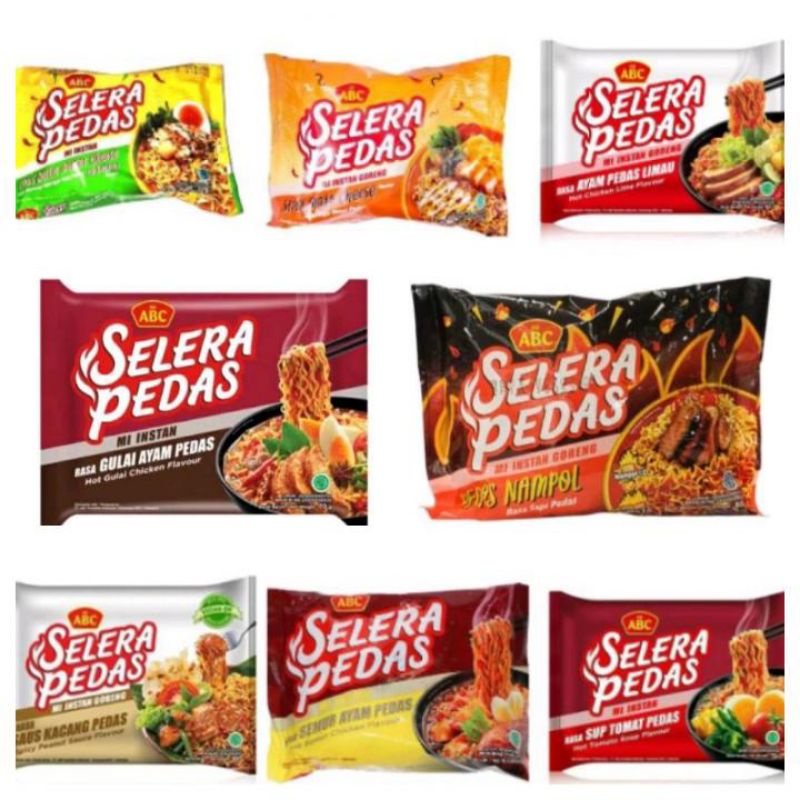 Jual Mie Abc Selera Pedas 70gr All Varian Pcs Shopee Indonesia