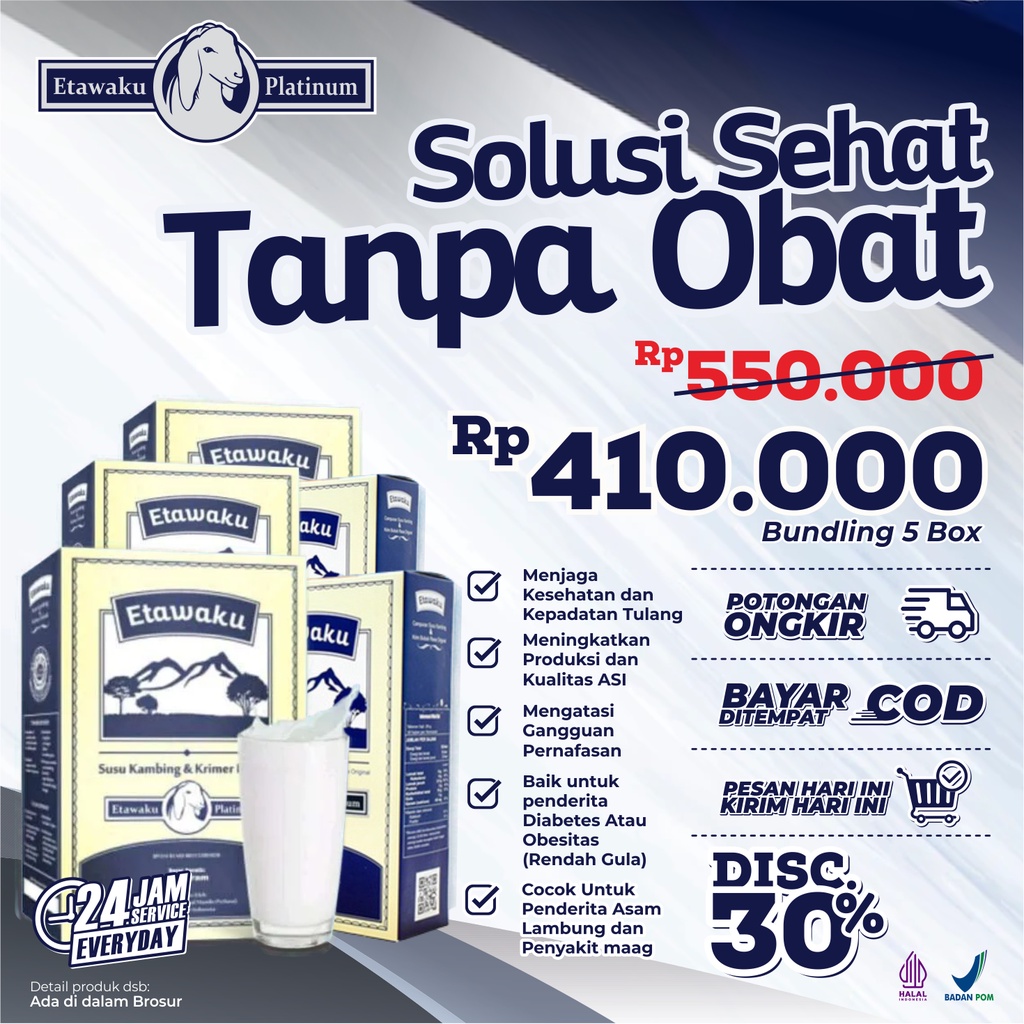 Jual Paket Box Etawaku Platinum Solusi Tepat Hidup Sehat Tampa Obat