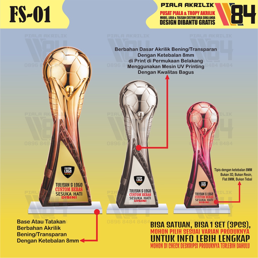 Jual Piala Bola Piala Futsal Piala Sepak Bola Trophy Bola Trophy