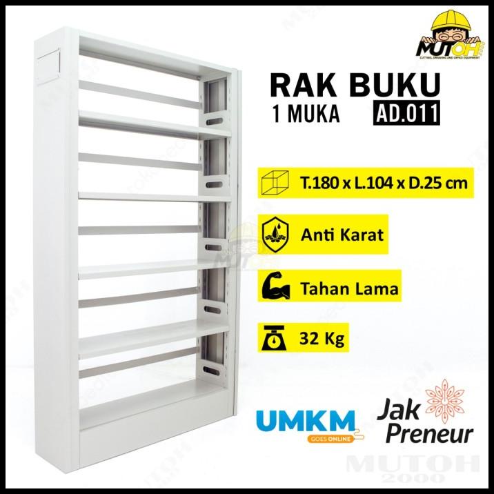 Jual Rak Buku Rak Besi Rak Perpustakaan Rione Topas | Shopee Indonesia