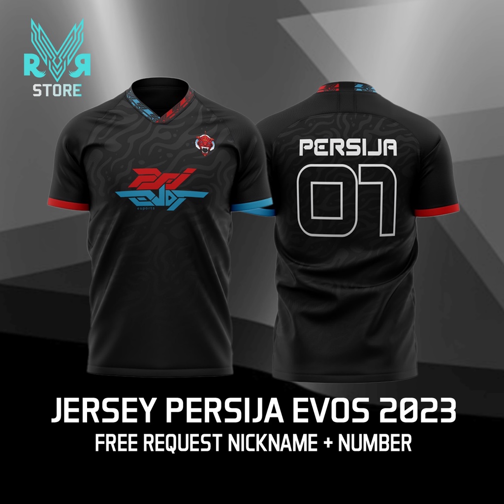 Jual Jersey Baju Kaos Persija Evos New Pubgm Free Custom Nickname Shopee Indonesia