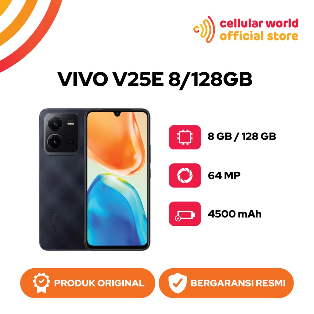 Jual Vivo V25E 8/128GB Garansi Resmi Indonesia | Shopee Indonesia