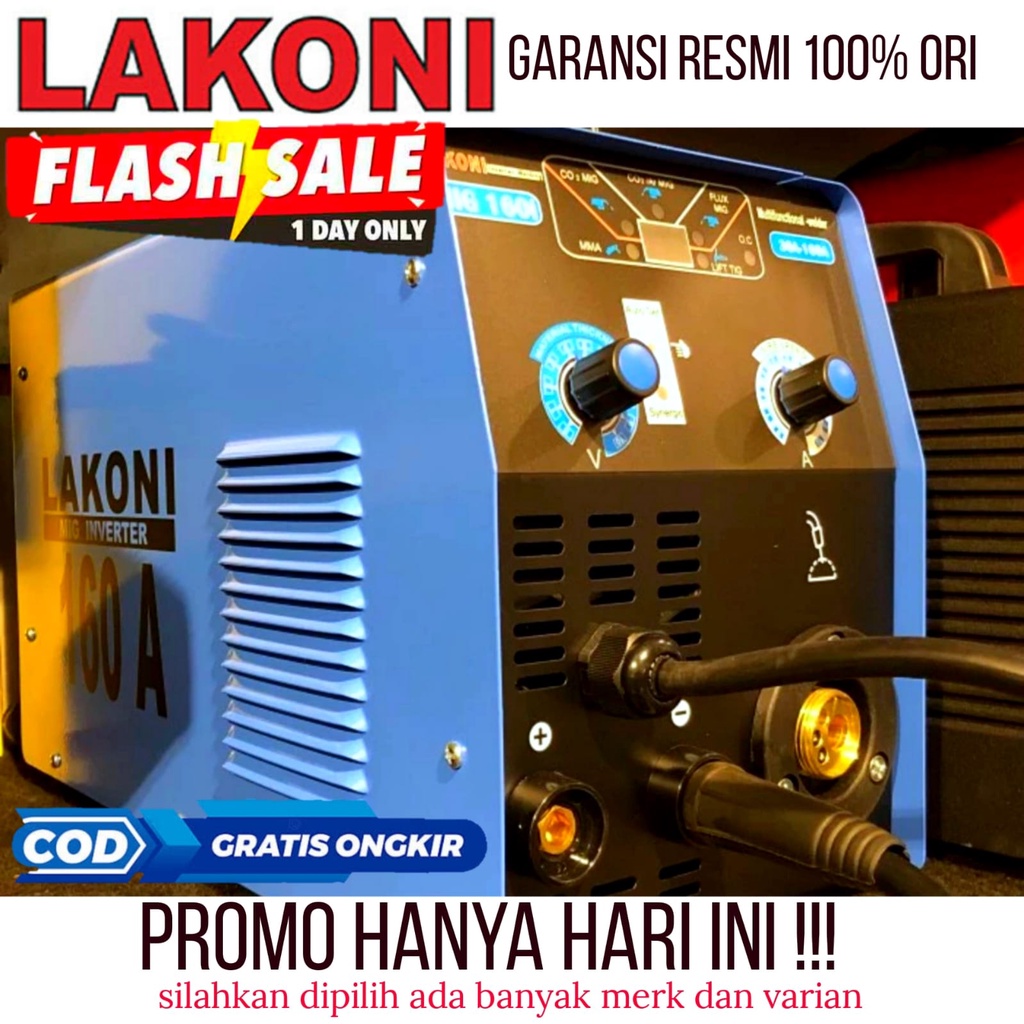 Jual Lakoni Mesin Las Mig Mma Travo Inverter Mig Tanpa Gas Co All Varian Izumi Daiden Shopee