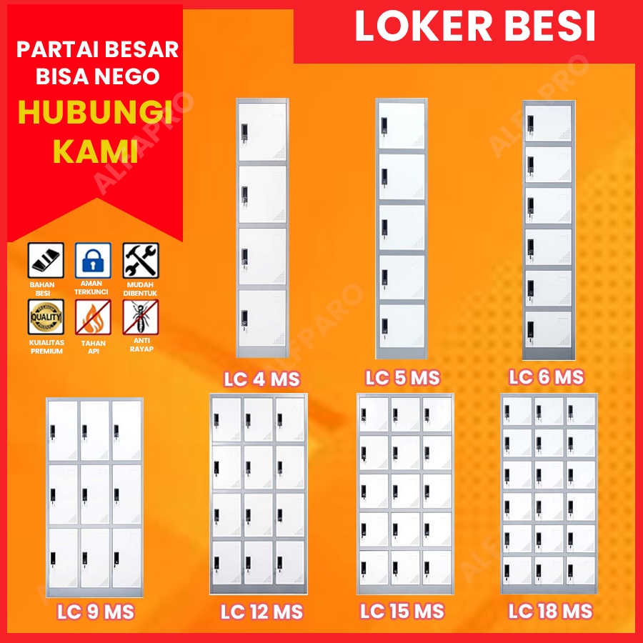 Jual Loker Besi IMPORTA Lemari Locker Besi IMPORTA | Shopee Indonesia