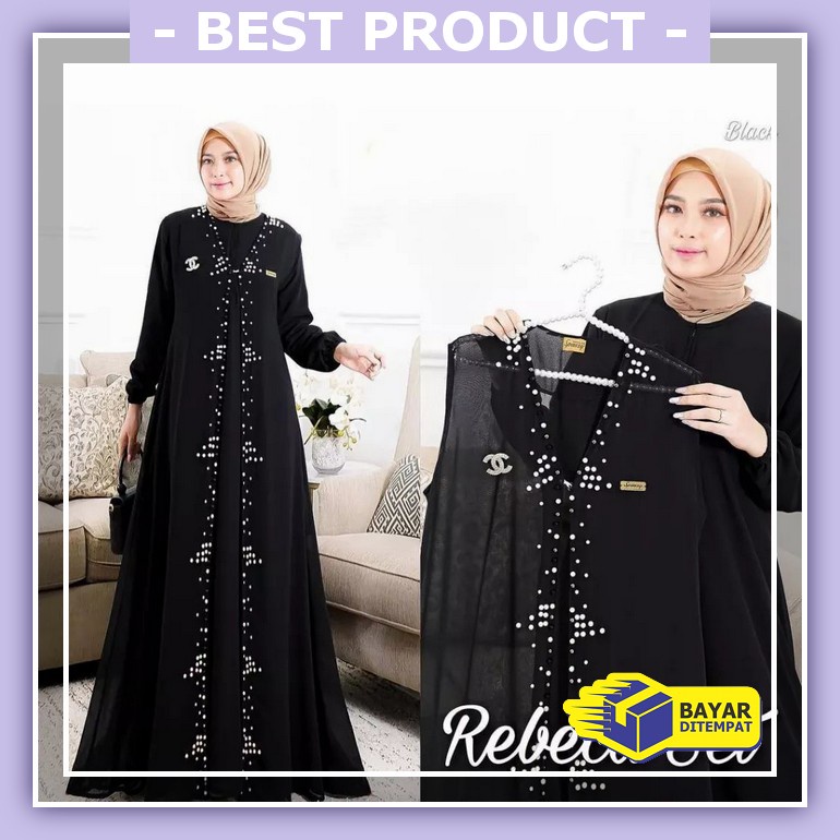 Jual Baju Gamis Cewek Import Dewasa Rukmini Maxy Dress Mewah Jumbo Pesta Kondangan Terbaru 2023