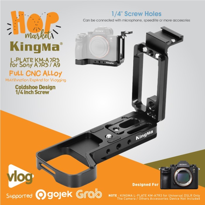 Jual KINGMA KMA7R3 L PLATE BRACKET FOR SONY AR73 A7M3 A9 HOLDER