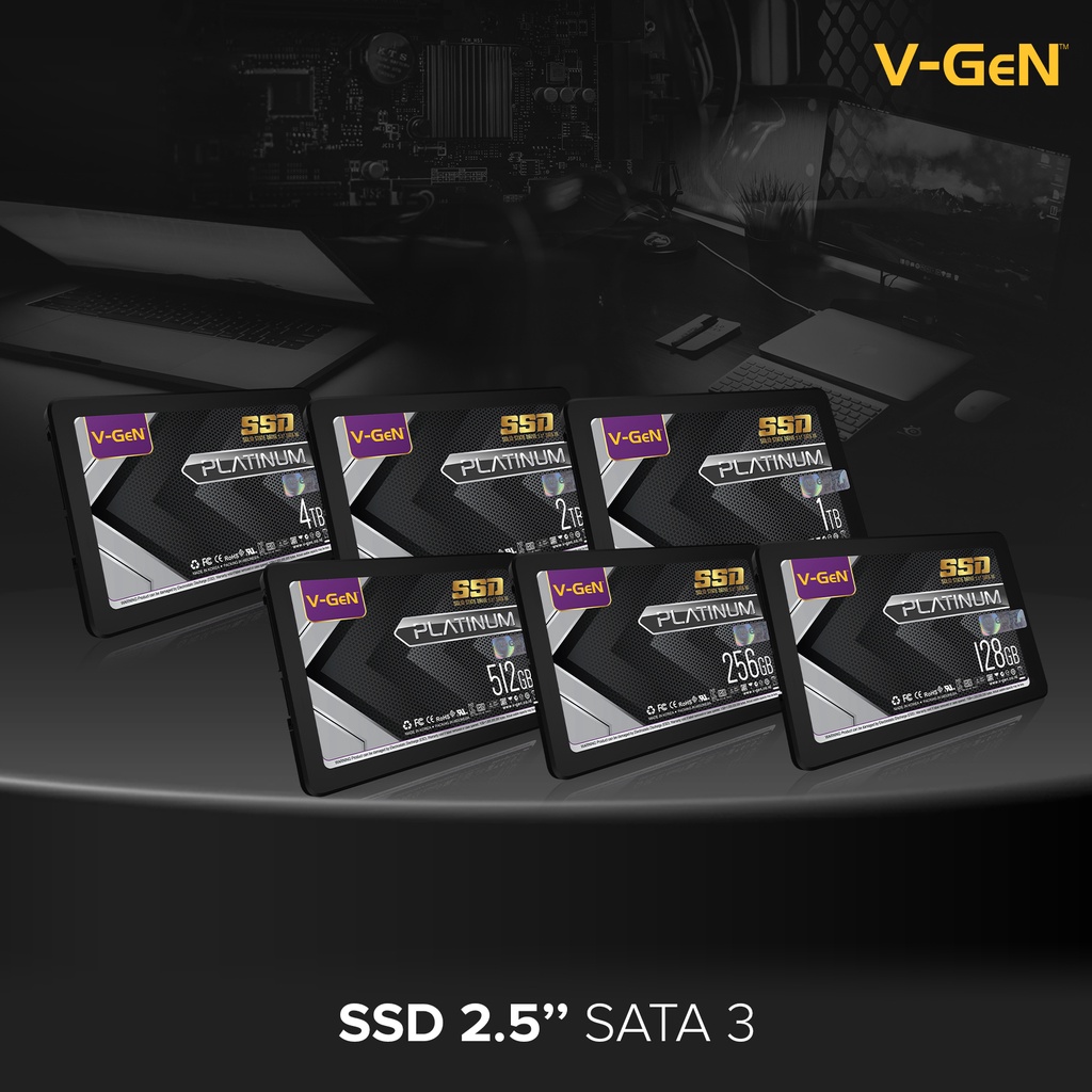 Jual SSD 128GB 256GB 512GB 1TB V-GeN 120GB 240GB 480GB 960GB VGEN + HDD ...