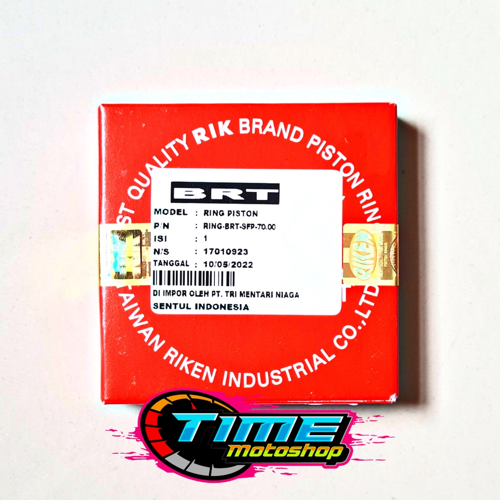 Jual RING PISTON BRT RIK RIKEN SUPER FORGING SEMUA UKURAN ALL SIZE ...