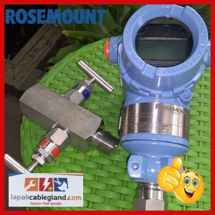Jual Pressure Transmitter ROSEMOUNT 3051TG3 new tanpa manifold [Lgc ...