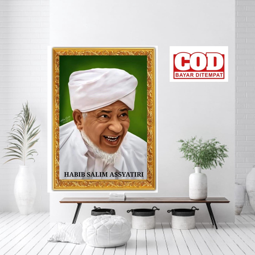 Jual POSTER KAYU HABIB SALIM ASSYATIRI/FOTO POSTER HABIB SALIM ...